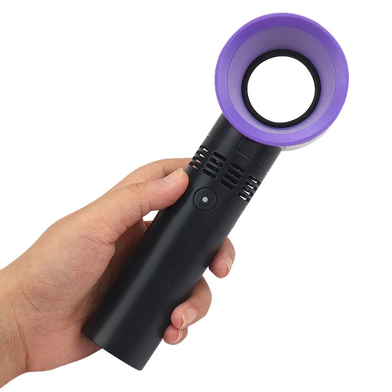 USB Eyelashes Bladeless Fan Dryer