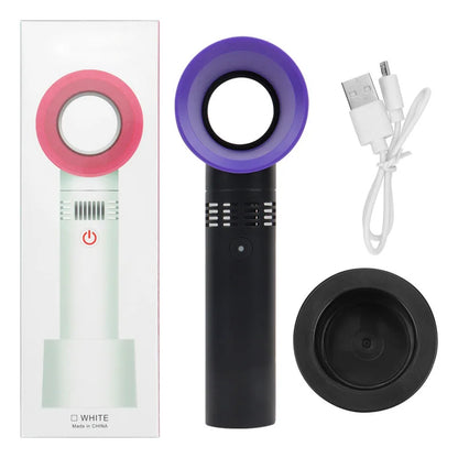 USB Eyelashes Bladeless Fan Dryer