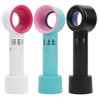 USB Eyelashes Bladeless Fan Dryer