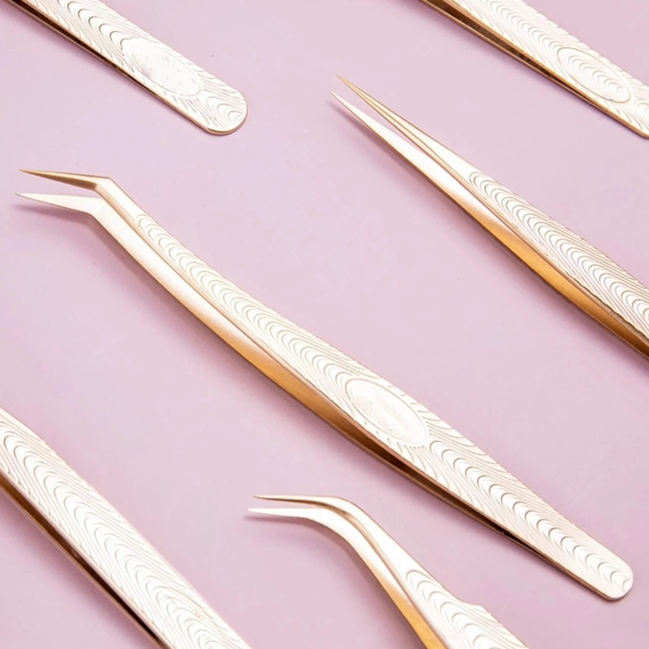 Gold Tweezers pack of 3